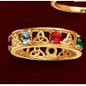 Family Birthstone Celtic Band, , large