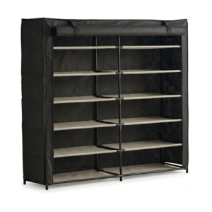 6-Layer Fabric Double Shoe Storage Organizer, , large
