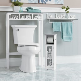 Live Laugh Love Two-Tone Bath Furnishings, , large