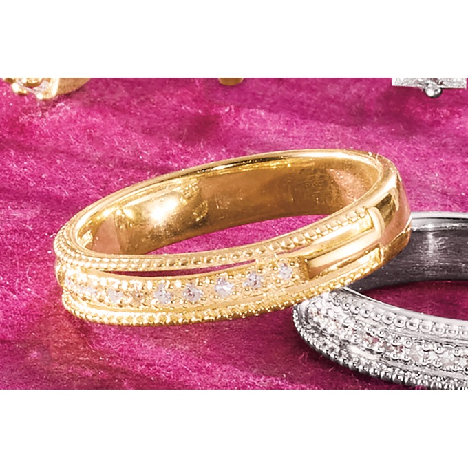 Lab-Created Diamond Unisex Band , , large