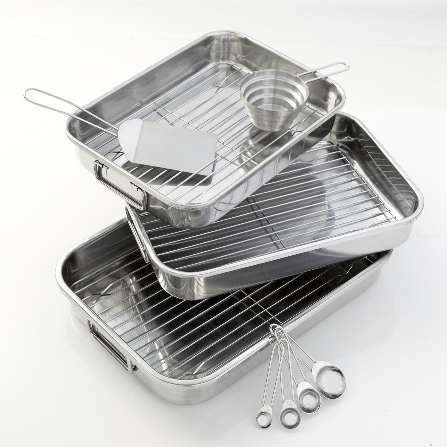 12Piece Stainless Steel Roasting Set Seventh Avenue