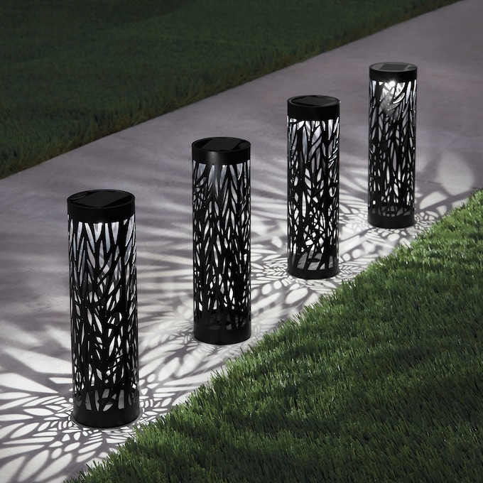 Bell+Howell 4-Pack LED Pathway Solar Lights, , large