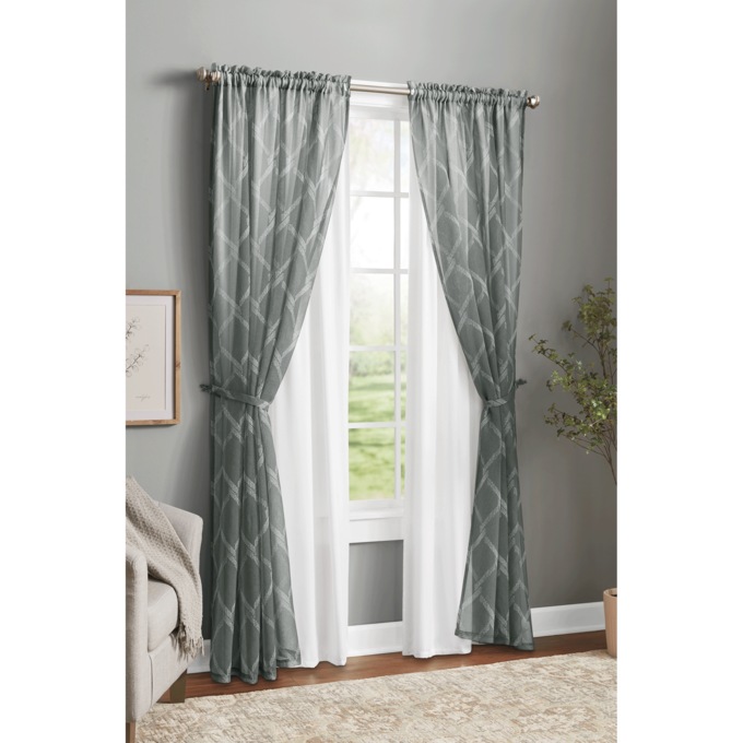 Bombay Double Layer Panel, Gray, large