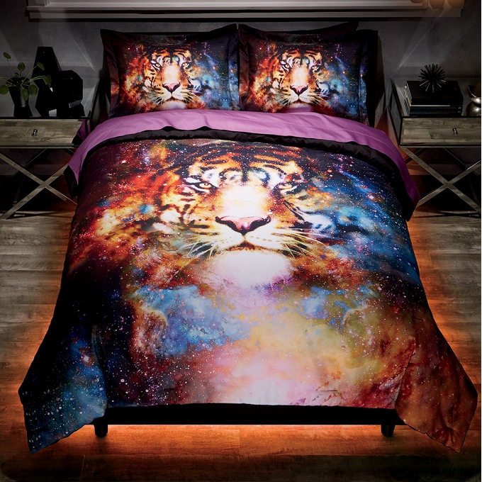 Cosmic Tiger Comforter Set Seventh Avenue
