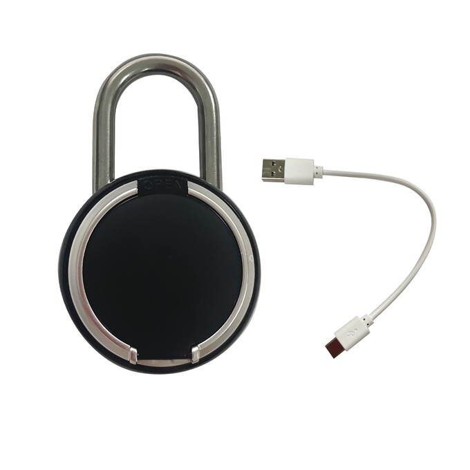 Smart Fingerprint Padlock, , large