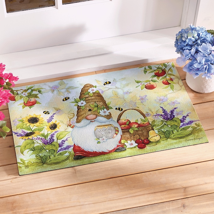 Bee Happy Gnome Matmate, , large