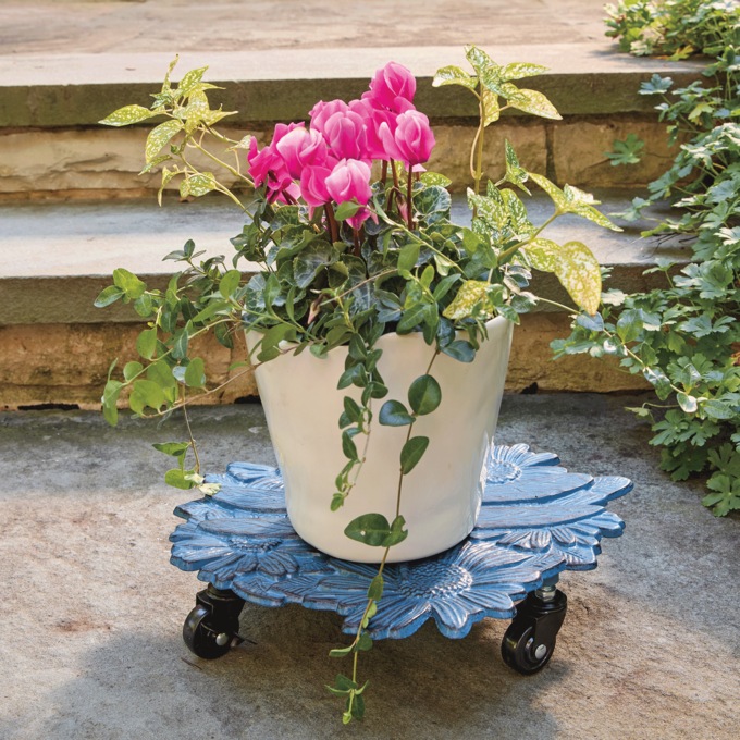 Floral Dragonfly Plant Trolley, , large