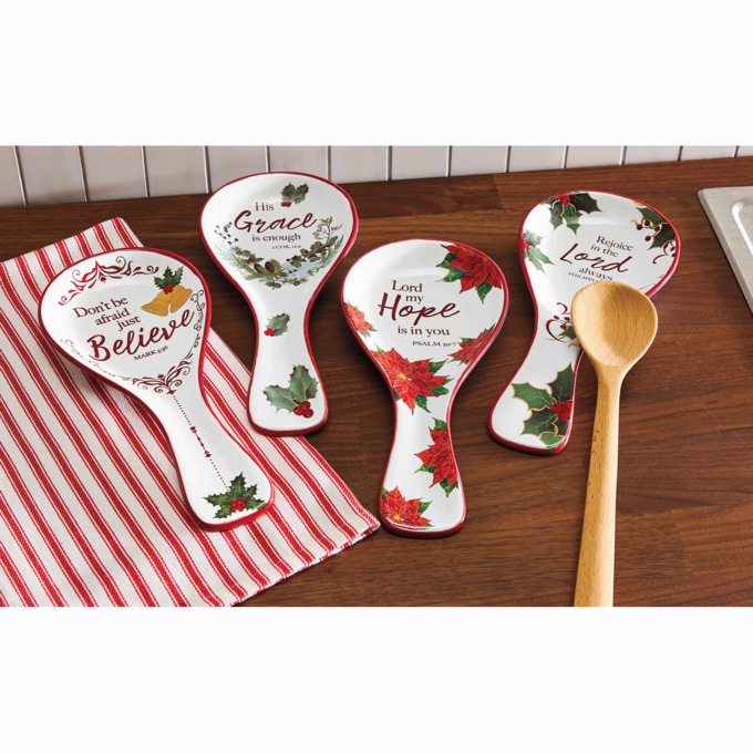 Holiday Verse Spoon Rest, , large