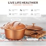 Gotham Steel 5-Quart Hammered Dutch Oven, , large