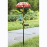 Solar Umbrella Floral Stake, Yellow, large