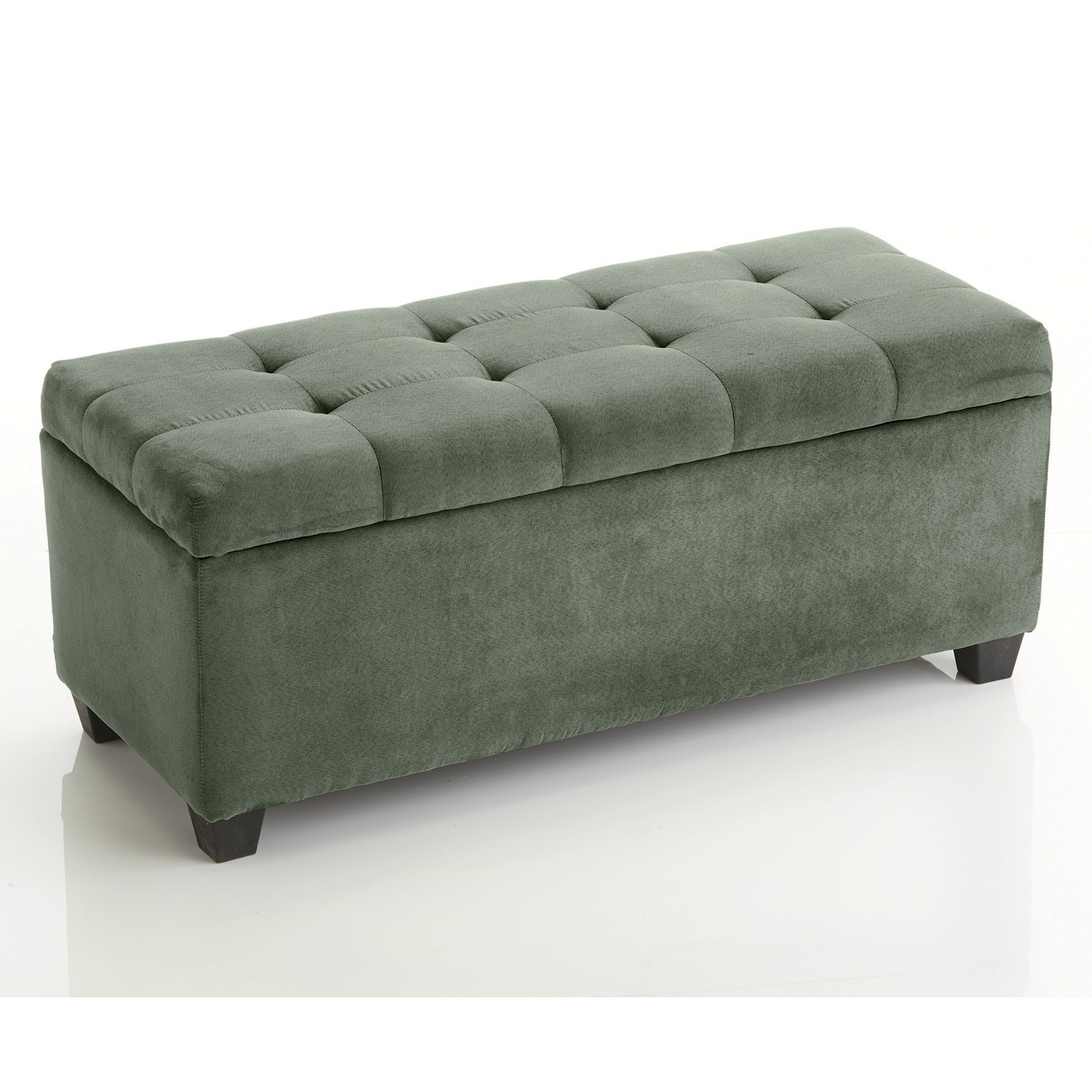 Plush Storage Ottoman Seventh Avenue