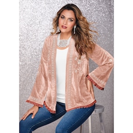 Sienna Velvet Duster, , large