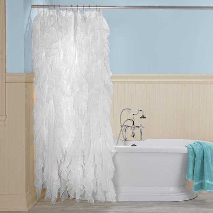 Cascade Shower Curtain, , large