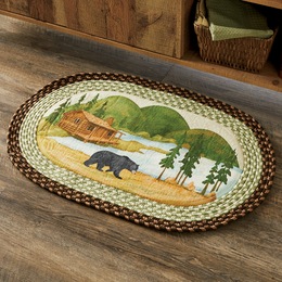 Lodge Braided Mat - 20&quot; X 30&quot;, , large