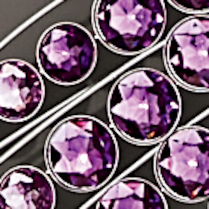 2-Piece Jeweled Wings Wall D&eacute;cor Set, Purple, large