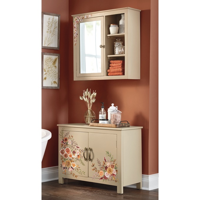 Giverny Painted Bath Collection, , large