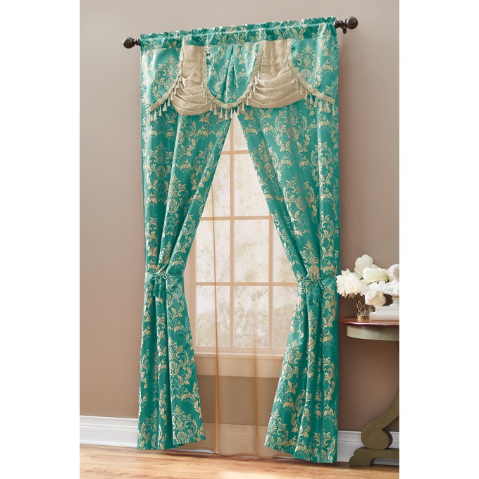 Alice Window Set, Teal Gold, large