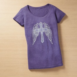 Angel Cross Tee, , large