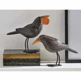 Set of 2 Crows, , large