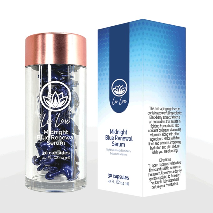 Le Lou Midnight Blue Renewal Serum, , large