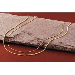 Gold 1.6mm Rope Chain, , large
