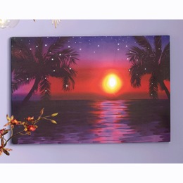 Nighttime Beach Wall Art, , large