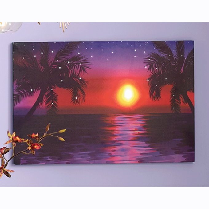 Nighttime Beach Wall Art, , large