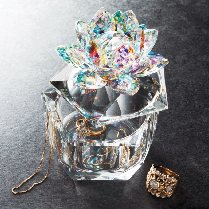 Crystal Glam Trinket Box, , large