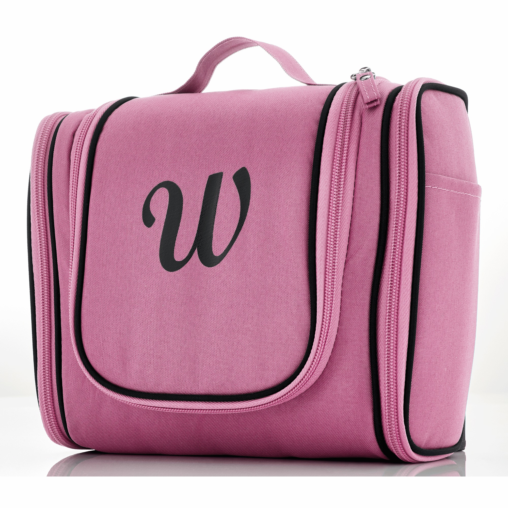 XL Personalized Toiletry Bag, Pink, large