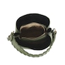 Braid Handle Satchel, Olive, large