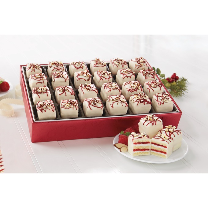 Almond-Raspberry Petits Fours, , large