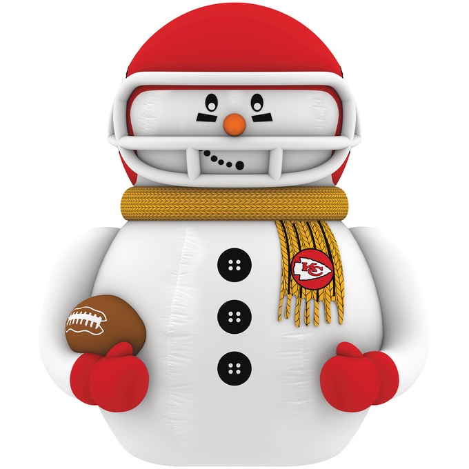 NFL Inflatable Snowman Player, , large