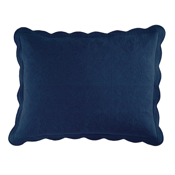 Chateau Cotton Sham with Scalloped Edges, , large