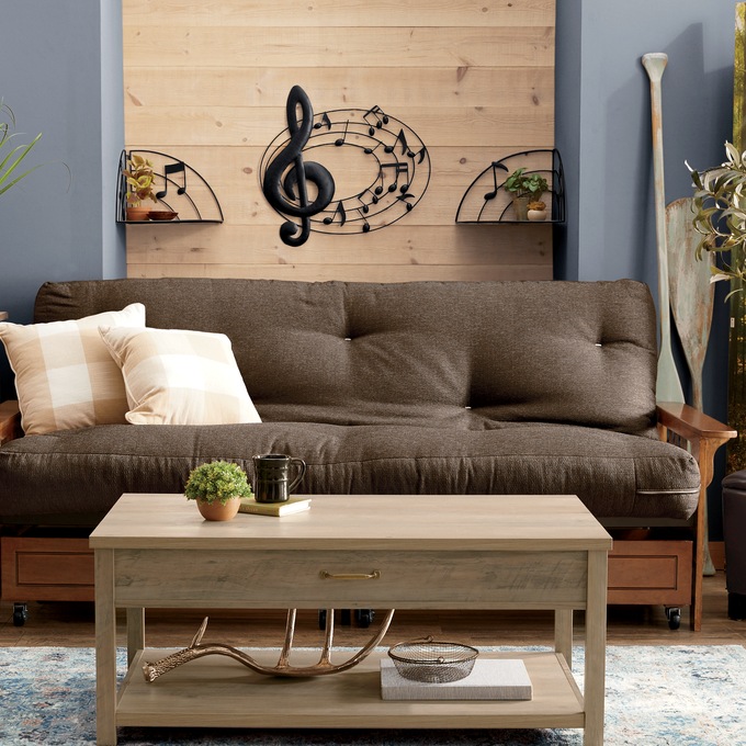 Music Note Corner Wall Shelf, , large