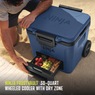 Ninja FrostVault 30-Quart Wheeled Cooler with Dry Zone, Blue, large