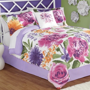 Garden Floral Comforter Set, , large