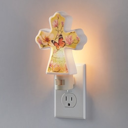 Butterfly Cross Nightlight, , large