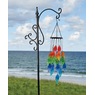 Colorful Glass Leaf Chime, , large