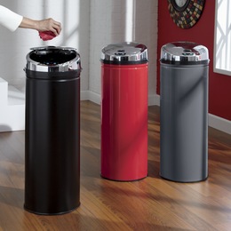 Automatic-Opening Trash Bin, , large