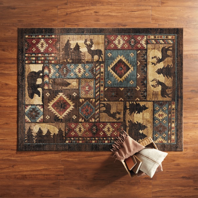 Buffalo Rug - 5' x 7', , large