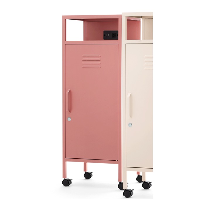 Cache Powered Metal Locker, Mauve, large