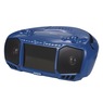 Aiwa Portable 7" Screen DVD Boom Box with Bluetooth, Navy, large