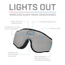 Percussion Massager & Eye Mask Set, Multi, large