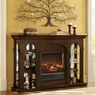 Double Curio Fireplace, , large