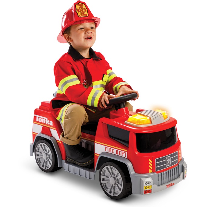 Tonka Ride On Fire Truck, , large