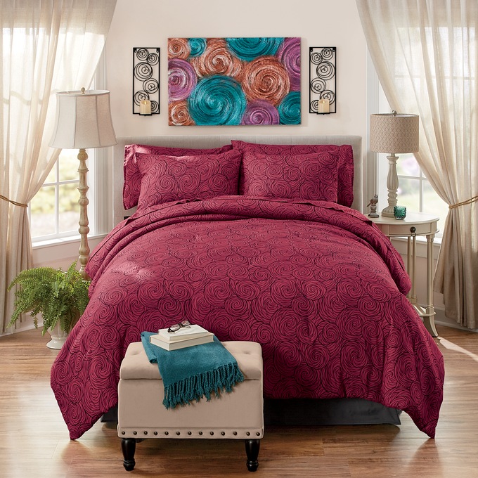 Glitter Swirl Canvas, , large