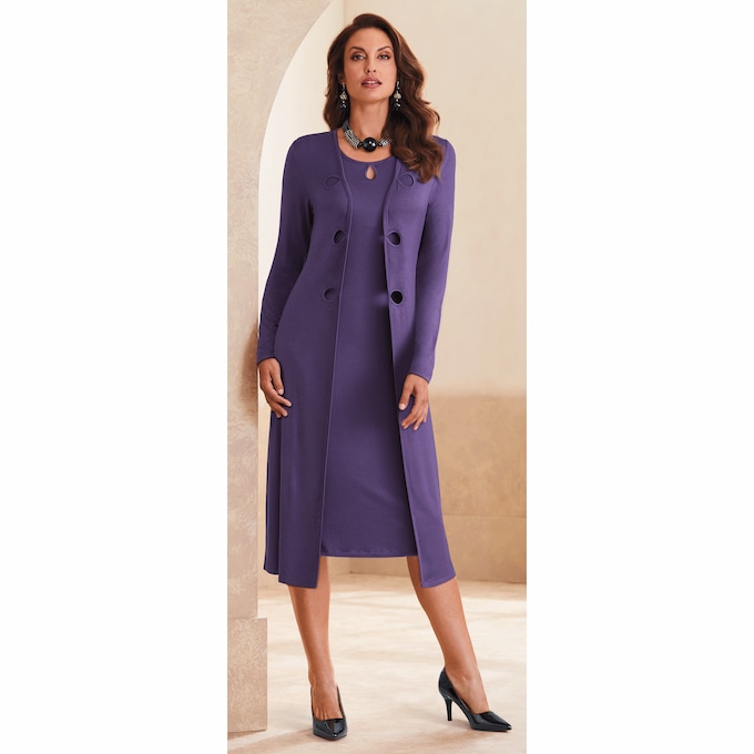 Karole Cutout Jacket Dress, , large