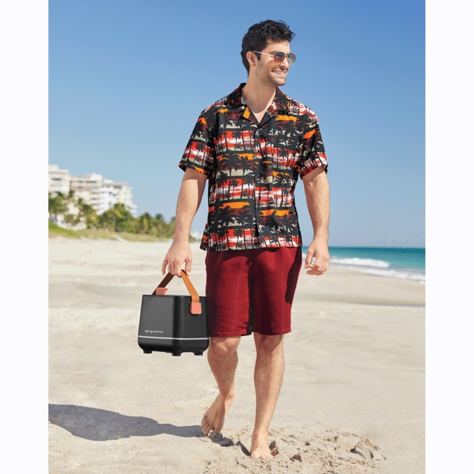 Outdoor Short-Sleeve Camp Shirt, , large