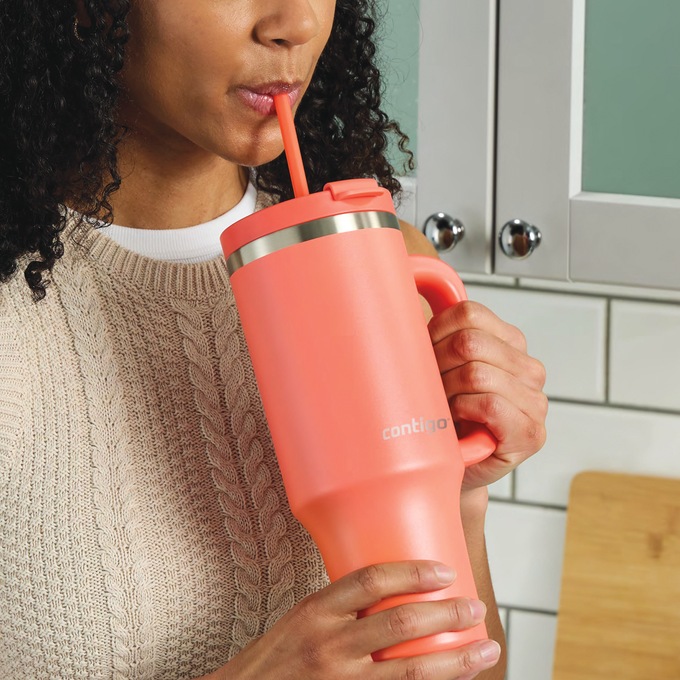 Contigo Streeterville 40-oz. Tumbler, Coral, large
