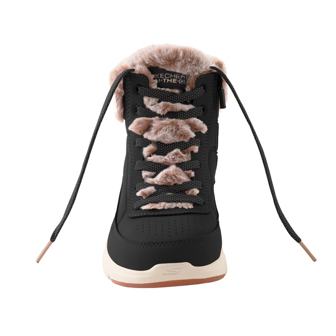 Skechers Women's Slip-Ins On The Go Glacial Ultra Mountain Muse Boot, Black, large